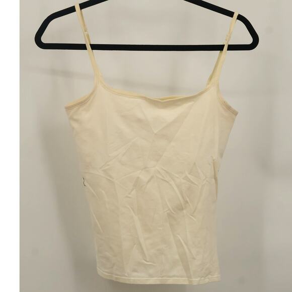 Lot of 2 J.Jill Womens Stretch Tank Top Adjustable Strap Sleeveless Size S Cream - Picture 2 of 7